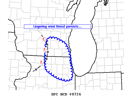 Mesoscale Discussion 726