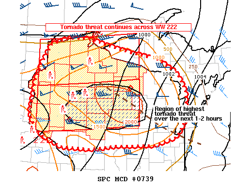Mesoscale Discussion 739