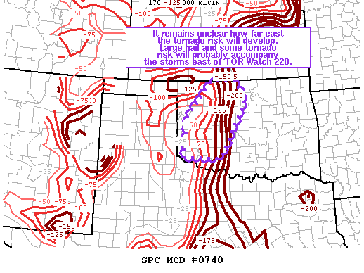 Mesoscale Discussion 740