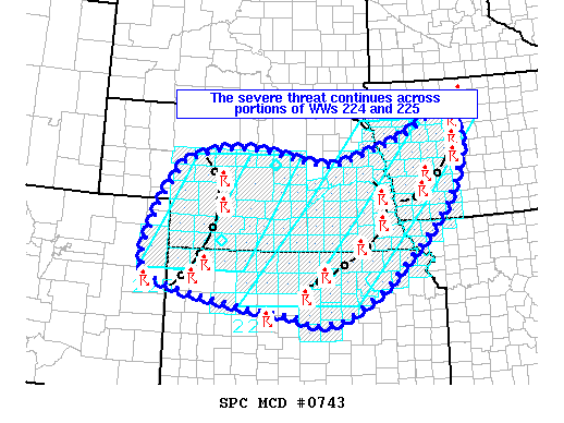 Mesoscale Discussion 743