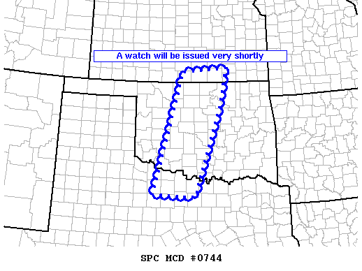 Mesoscale Discussion 744