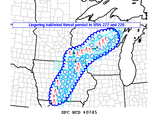 Mesoscale Discussion 745