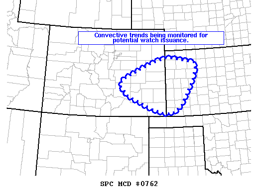 Mesoscale Discussion 762