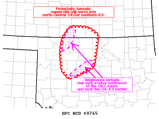 Mesoscale Discussion 765