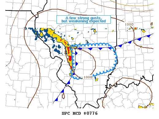 Mesoscale Discussion 776
