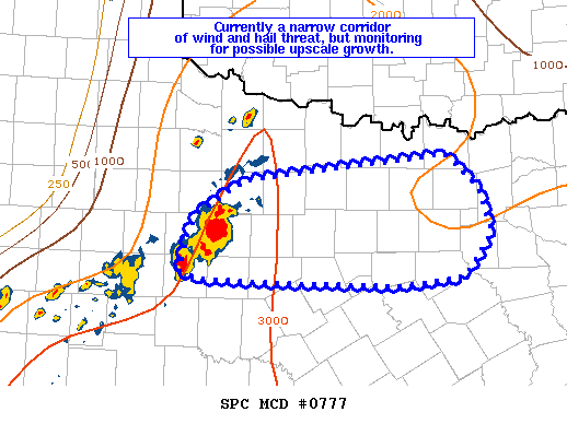 Mesoscale Discussion 777