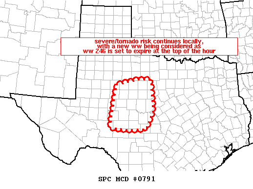 Mesoscale Discussion 791