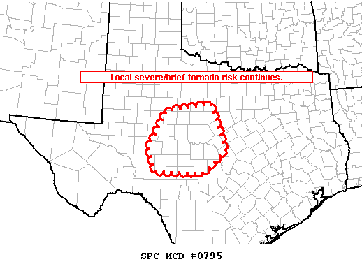 Mesoscale Discussion 795