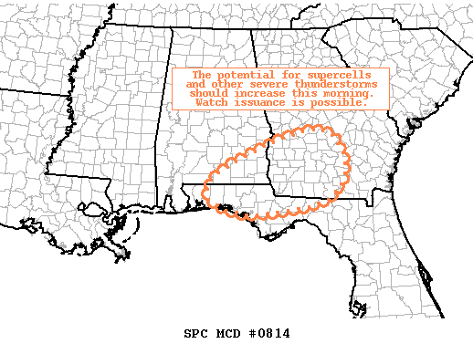 Mesoscale Discussion 814