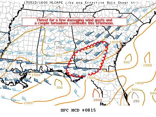 Mesoscale Discussion 815
