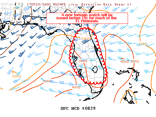 Mesoscale Discussion 829