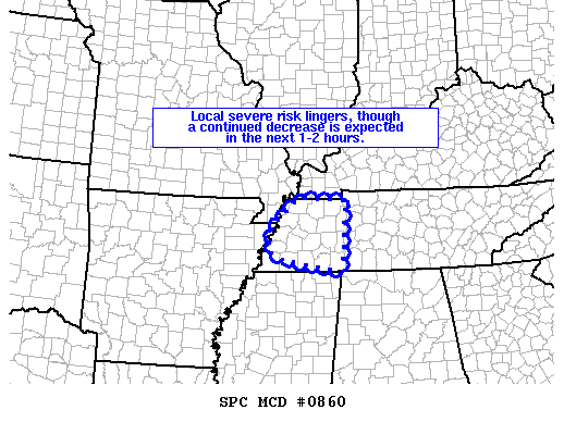 Mesoscale Discussion 860