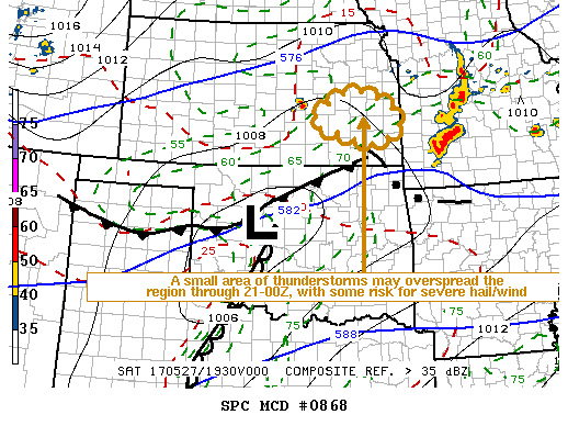 Mesoscale Discussion 868