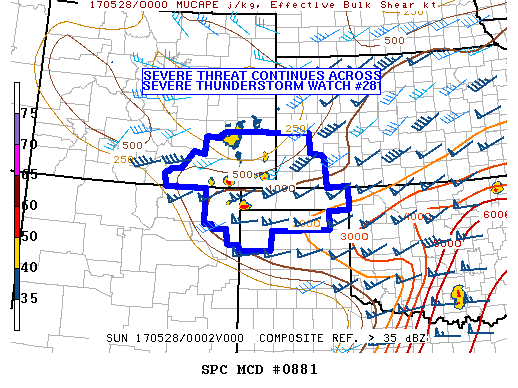 Mesoscale Discussion 881