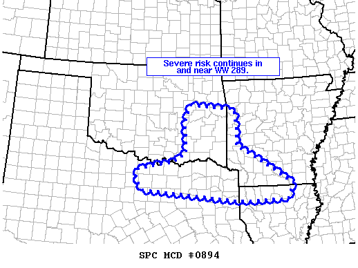 Mesoscale Discussion 894