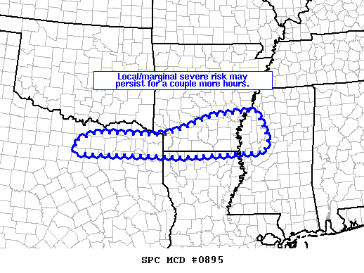 Mesoscale Discussion 895