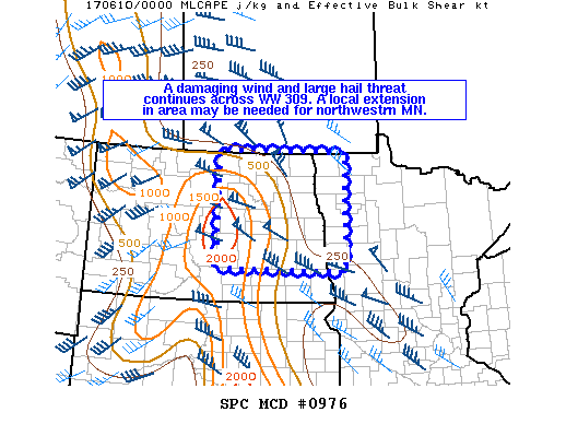Mesoscale Discussion 976