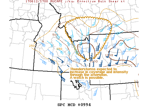 Mesoscale Discussion 994