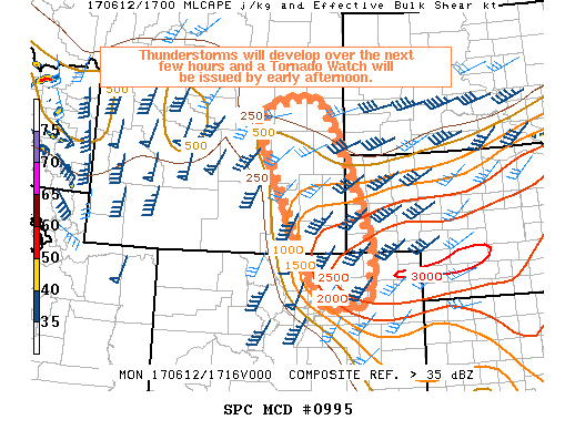 Mesoscale Discussion 995