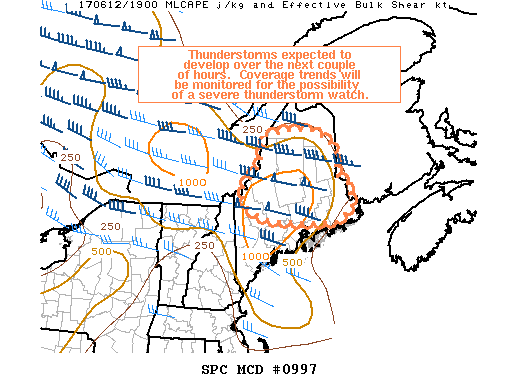 Mesoscale Discussion 997