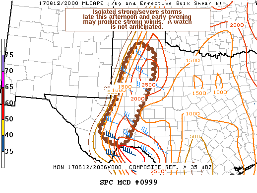 Mesoscale Discussion 999