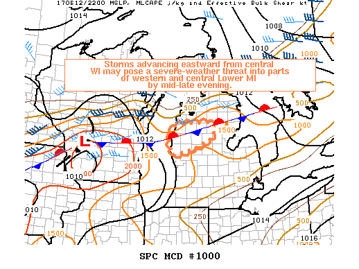 Mesoscale Discussion 1000