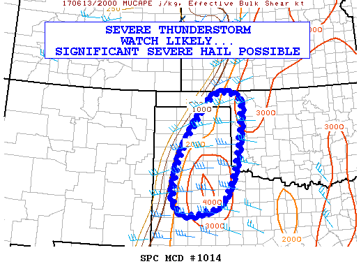 Mesoscale Discussion 1014
