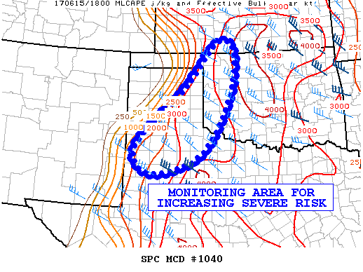 Mesoscale Discussion 1040