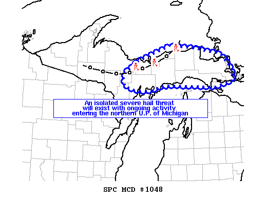Mesoscale Discussion 1048