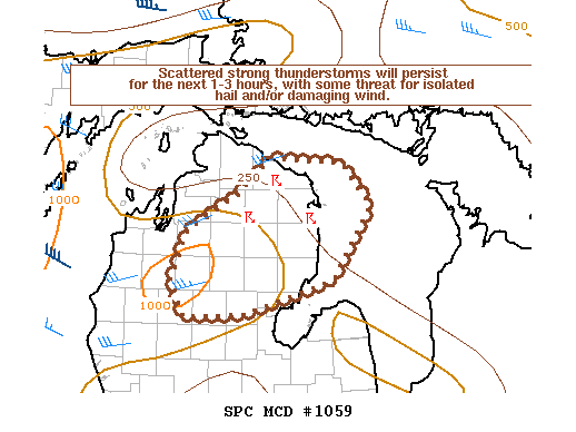 Mesoscale Discussion 1059