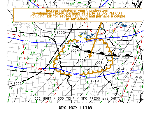 Mesoscale Discussion 1169
