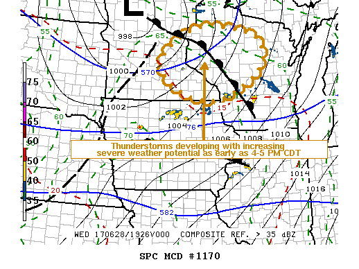 Mesoscale Discussion 1170