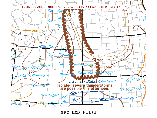 Mesoscale Discussion 1171