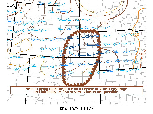Mesoscale Discussion 1172