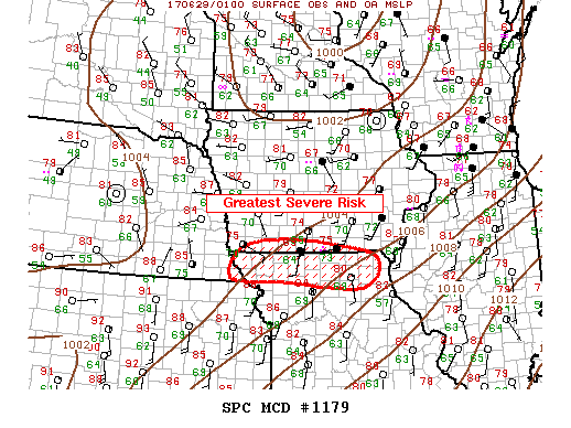 Mesoscale Discussion 1179