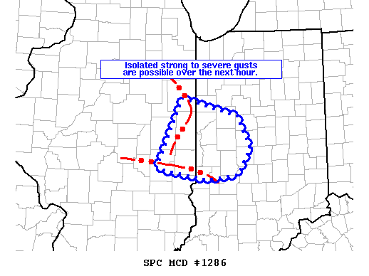 Mesoscale Discussion 1286