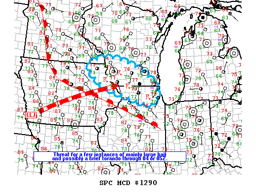 Mesoscale Discussion 1290