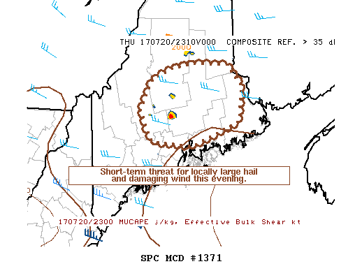Mesoscale Discussion 1371