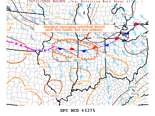 Mesoscale Discussion 1375