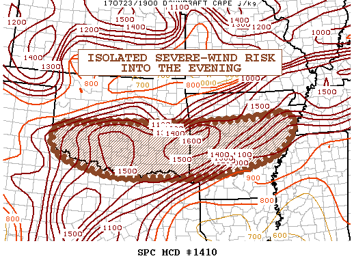 Mesoscale Discussion 1410