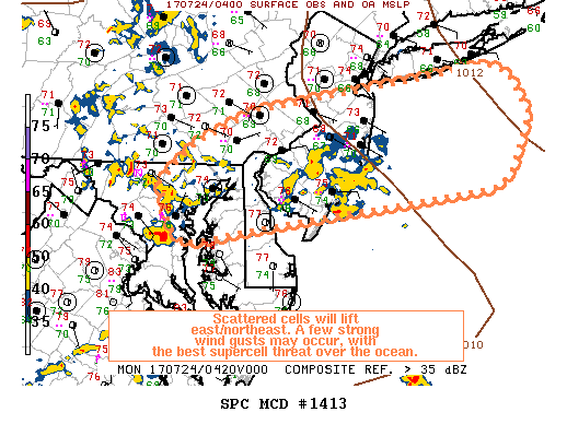 Mesoscale Discussion 1413