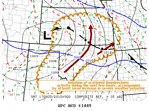 Mesoscale Discussion 1449