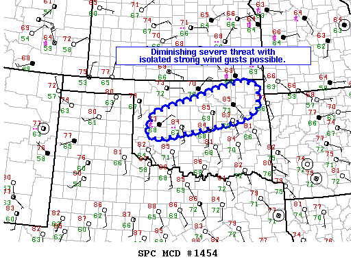 Mesoscale Discussion 1454