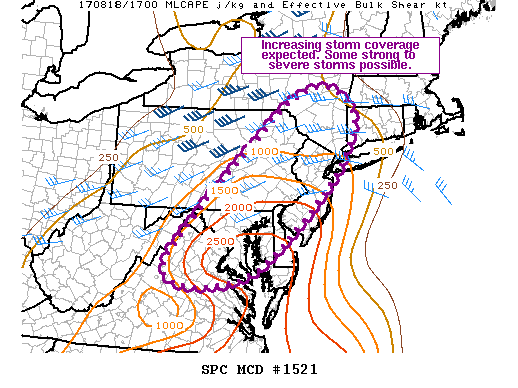 Mesoscale Discussion 1521