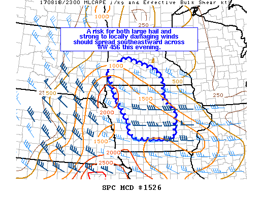 Mesoscale Discussion 1526