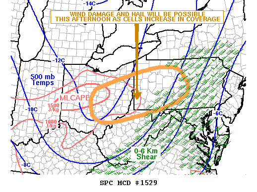 Mesoscale Discussion 1529