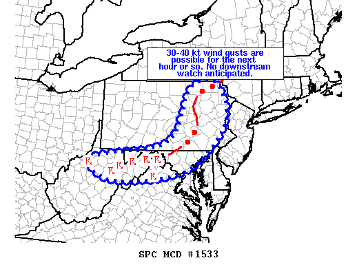 Mesoscale Discussion 1533