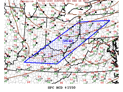 Mesoscale Discussion 1550