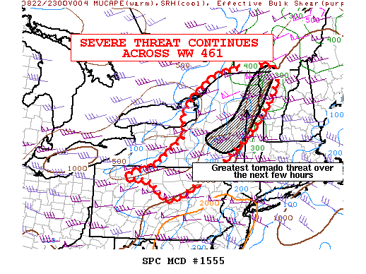 Mesoscale Discussion 1555
