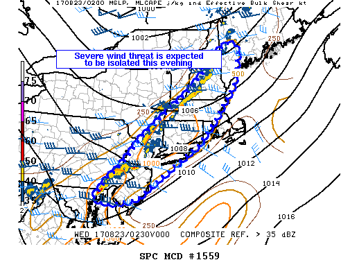 Mesoscale Discussion 1559